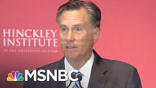 Mitt Romney Said He Wouldn't Accept President Donald Trump Endorsement. He Did. | All In | MSNBC