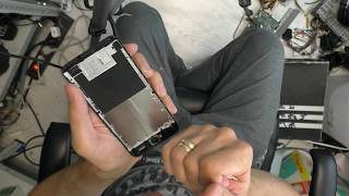 Prestigio Grace R7 PSP7501 duo. Замена экранного модуля. На коленке.