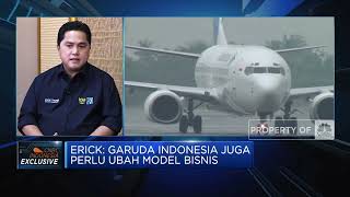 Jalan Panjang Benahi Garuda, Erick Thohir Fokus Perbaiki Hal Ini