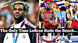The ONLY Time LeBron James was a BENCHWARMER