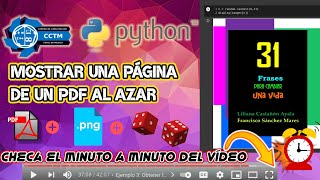 + ️ + Convertir PDF a imágenes y mostrar una página al azar | pdf2image | Python | ¡Muy fácil!