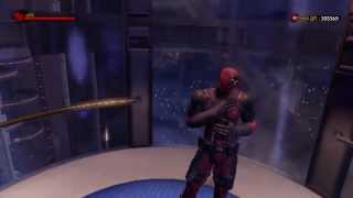 deadpool поет в лифте