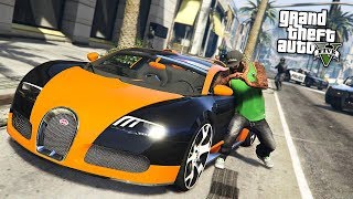 ГАНГСТЕР УГОНЯЕТ РЕДКИЕ СУПЕРКАРЫ!! - GTA 5 РЕАЛЬНАЯ ЖИЗНЬ