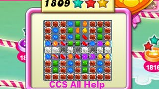 Candy Crush Saga Level 1809 NO BOOSTERS