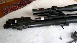 PCP Иж 62 ая. коробка. Регулировка ударника.