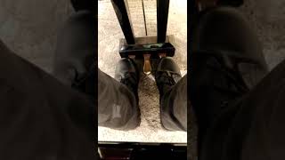 Playing the Yamaha Grand Piano pedal pumping in Unbranded Army Tactical Boots (from PRC)