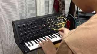 KORG MS-20 miniで"Boards Of Canada"の「Roygbiv」を弾いてみた