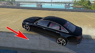 ПОТЕРЯ УПРАВЛЕНИЯ НА МОСТУ! ДТП! - BeamNG DRIVE