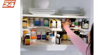 Универсальная полка для мелочей - для кухни, для специй, для лекарств, наполнения шкафов. domatv.ru