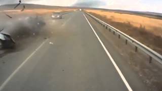 ДТП Авария  Куда так гонишь, олень