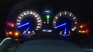 Смена подсветки стрелок приборной панели lexus is250