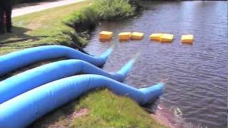 HYTRANS 40000Lpm Flood Module in action