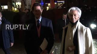 Italy: ECB chief Lagarde's visit to Turin met with protesters