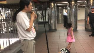 U2 Busks in NYC Subway in Disguise 2015