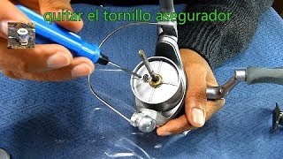 Reparación y mantenimiento de carrete para pesca  (carrete de surfcasting)