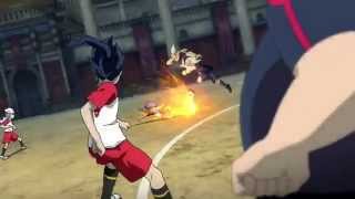 Inazuma Eleven GO vs Danball Senki W the Movie  Techniques Moment 2  HD