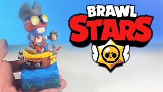 КАК СЛЕПИТЬ КАРЛА ПИРАТА ИЗ ПЛАСТИЛИНА ИЗ БРАВЛ СТАРС - BRAWL STARS