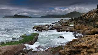 Sound of Ocean Waves Crashing on Rocks | Relaxing White Noise for Sleeping, Tinnitus Relief or Study