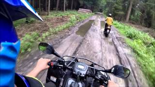 Quad tour l MXU 50 l Dabei : Yamaha Dt 125 r und Scheisshaus