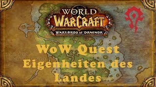 WoW Quest: Eigenheiten des Landes