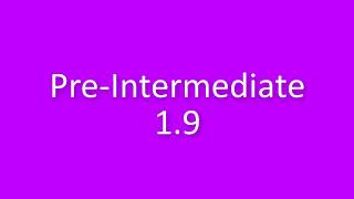 New English File Pre-Intermediate listenning 1.9