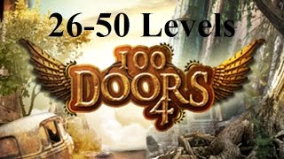 100 дверей 4 - 100 Doors 4 (ZENFOX) Jungle Doors Escape  Прохождение 26 - 50 уровень (26-50 levels)
