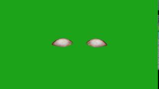 зомби глаза превращения гринскрин zombie eye transformation green screen