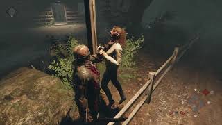 Friday the 13th  The Game Ryona [リョナ] AJ Victoria Debra and Jenny are all murdered by jason