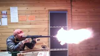 винторез 7 62х39 от Молот Армз. Замедленное видео.