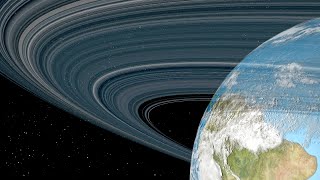 Si los planetas Plutón, Marte, La Tierra, Venus y Mercurio tuvieran anillos