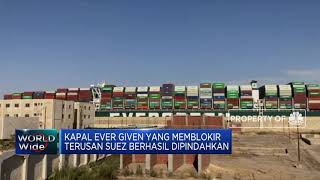Kapal Ever Given Berhasil Dipindahkan