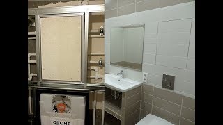 УСТАНОВКА ! ЛЮК невидимка под ПЛИТКУ. СКРЫТЫЙ ЛЮК при РЕМОНТЕ ВАННОЙ комнаты ПОТАЙНОЙ ЛЮК