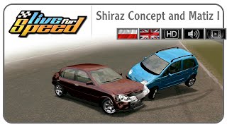 → ▌PL, ENG▐ Daewoo Matiz and Shiraz crashes in LFS - humorous video :D