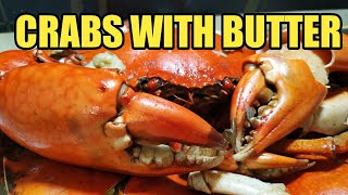 HOW TO COOK CRABS WITH BUTTER AND GARLIC | TASTIEST CRABS WITH GARLIC