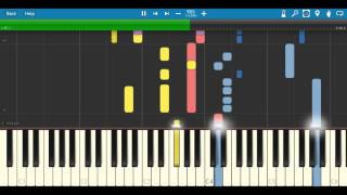 Waka Waka Piano Tutorial (Shakira) - Synthesia lesson Music