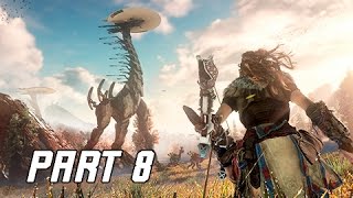 Horizon Zero Dawn Walkthrough Part 8 - TALLNECK CLIMB (PS4 Pro Let's Play Commentary)