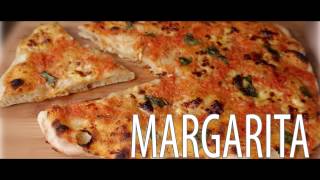 4K/UltraHD/Вегетарианская пицца "Маргарита" на закваске/Sourdough pizza Margarita(vegetarian)