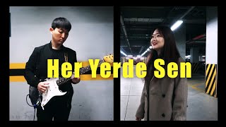 Her Yerde Sen - Zeynep Bastık (Cover by Koreli kız & çocuk)