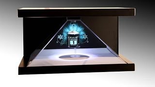 Голографическая пирамида. 3d голограмма виски Ballantines