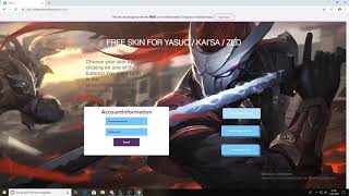 How to get a Free Yasuo,Zed or Kaisa skin.