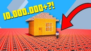 СКОЛЬКО НУЖНО TNT, ЧТОБЫ ВЗОРВАТЬ ДОМ В МАЙНКРАФТЕ?!