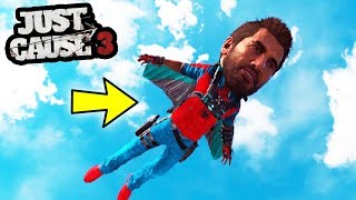 JUST CAUSE 3 THE SPIDER MAN MOD IS SO COOL! (Just Cause 3 Mods) | SuperRebel