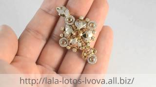 Золотой крест "Древо жизни" от Lala Lotos