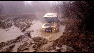 КОГДА УАЗ ЛЮТУЕТ. КОГДА В ГРЯЗИ СЛЕДОВ НЕ ВИДНО .ロシアUAZ