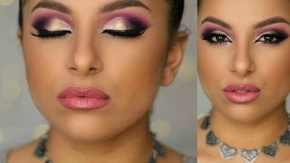 Purple & Gold Glam Makeup Tutorial | Makeup By Leyla