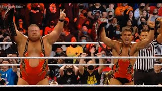 WWE Raw NEW Tag Team Champions!!!!!! 1/10/22