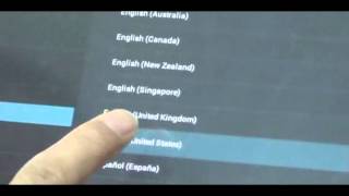 How to change language from chinese to english suit for all android 4.0 tablet