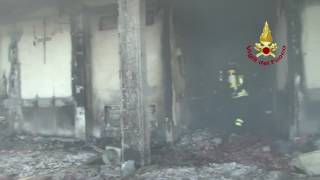 Incendio grattacielo Arma Taggia 3 maggio 2017