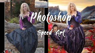 Photoshop Speed Art "Over the water"
