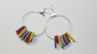 Pendientes de goma eva by Gauziana